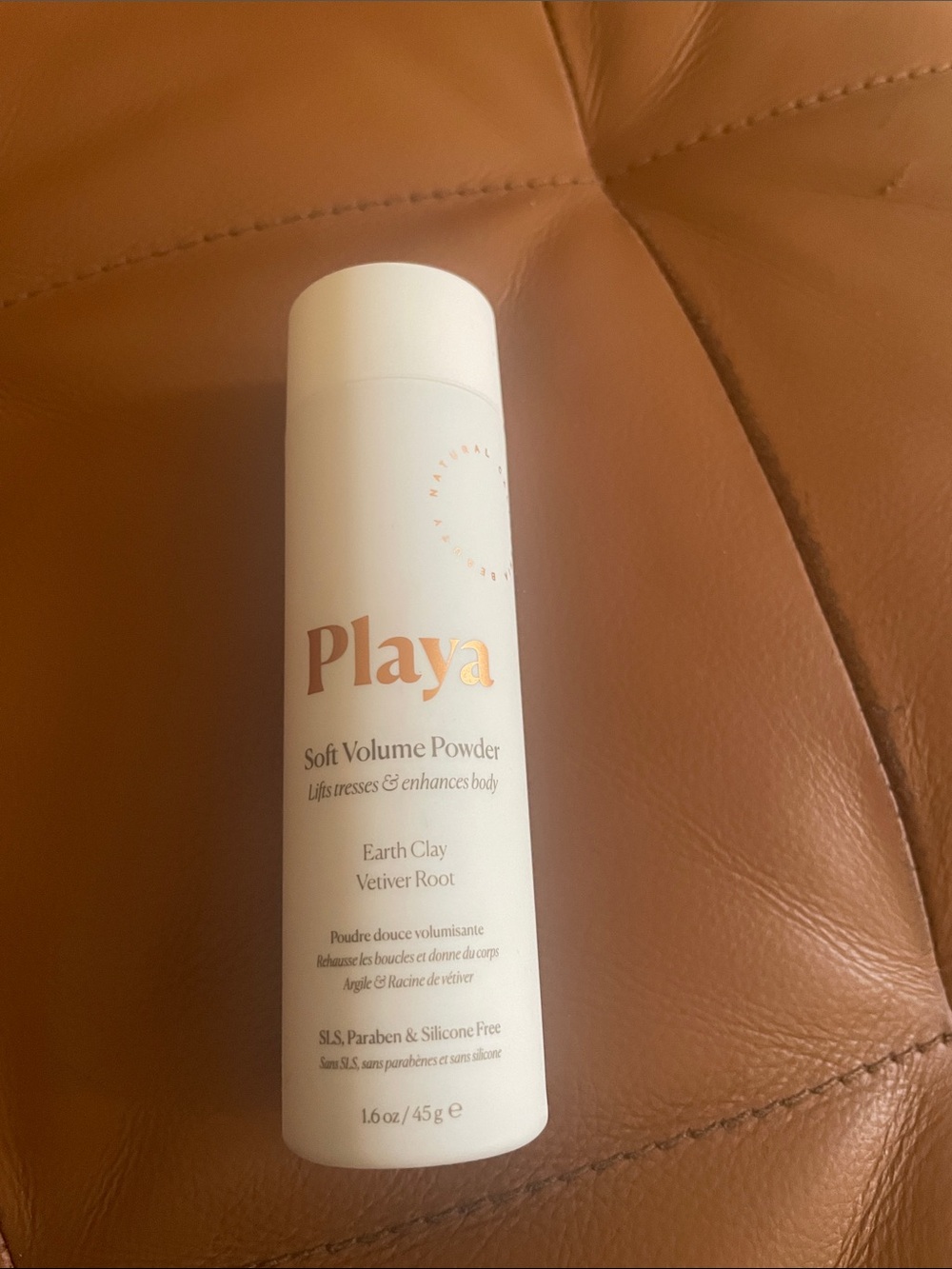 Playa Soft Volume Powder — Earth Clay Vetiver Root (White)